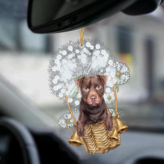 Patterdale Terrier-Dandelion-Two Sided Ornament - Thegiftio UK