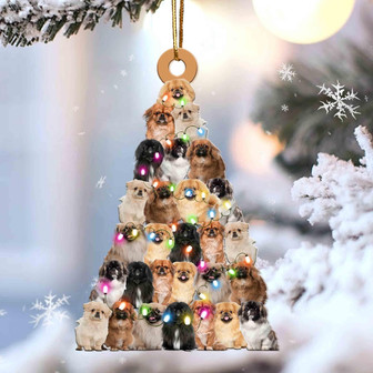Pekingese lovely tree gift for pekingese lover gift for dog lover ornament - Thegiftio UK