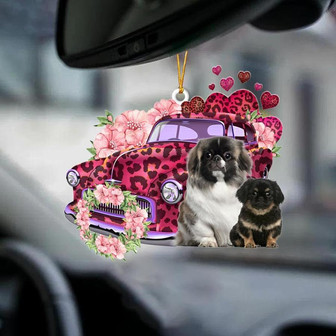 Pekingese-Make My Life-Two Sided Ornament - Thegiftio UK