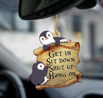 Penguin get in penguin lover two sided ornament - Thegiftio UK