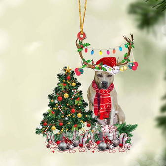 Pitbull 1-Christmas Tree Gift Hanging Ornament - Thegiftio UK
