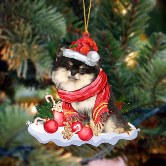 Pomeranian 1-Better Christmas Hanging Ornament - Thegiftio UK
