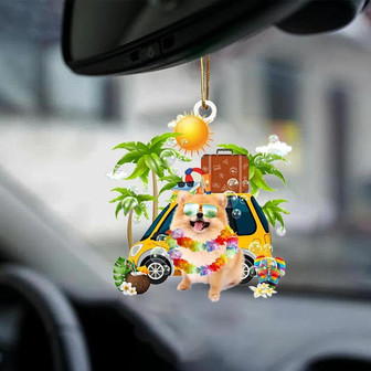Pomeranian-Nice Summer-Two Sided Ornament - Thegiftio UK