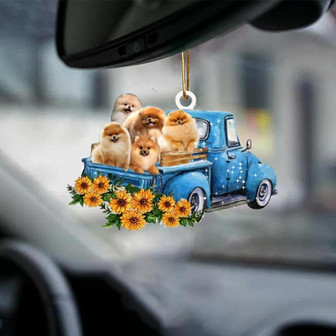 Pomeranian -Take The Trip Classic- Two Sided Ornament - Thegiftio UK