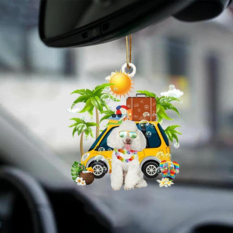 Poodle 2-Nice Summer-Two Sided Ornament - Thegiftio UK