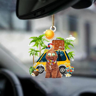 Poodle 3-Nice Summer-Two Sided Ornament - Thegiftio UK
