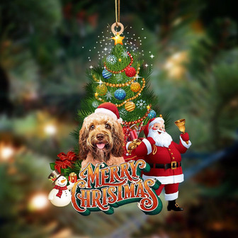 Poodle 4-Christmas Tree&Dog Hanging Ornament - Thegiftio UK