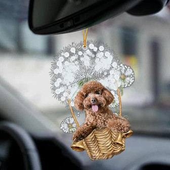 Poodle-Dandelion-Two Sided Ornament - Thegiftio UK