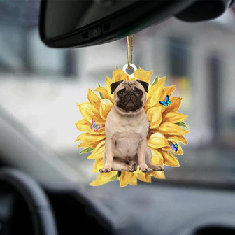 Pug 2-The Sunshine-Two Sided Ornament - Thegiftio UK