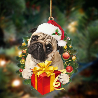 Pug-Dogs give gifts Hanging Ornament - Thegiftio