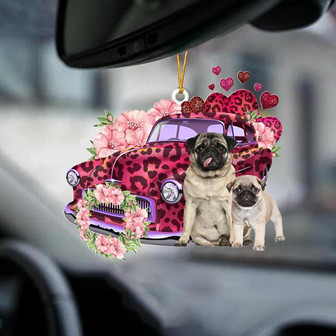 Pug-Make My Life-Two Sided Ornament - Thegiftio UK