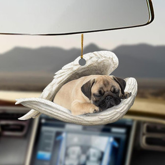 Pug sleeping angel pug lovers dog lovers ornament - Thegiftio UK