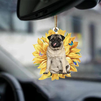 Pug-The Sunshine-Two Sided Ornament - Thegiftio UK
