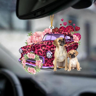 Puggle-Make My Life-Two Sided Ornament - Thegiftio UK