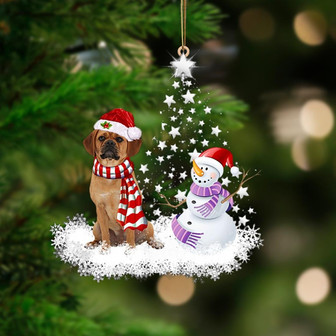 Puggle-Star Tree Hanging Ornament - Thegiftio UK