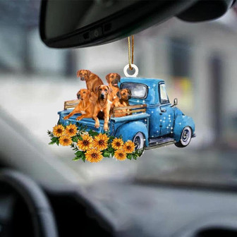 Rhodesian Ridgeback -Take The Trip Classic- Two Sided Ornament - Thegiftio UK