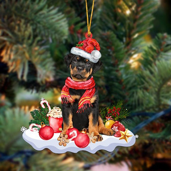 Rottweiler 1-Better Christmas Hanging Ornament - Thegiftio UK