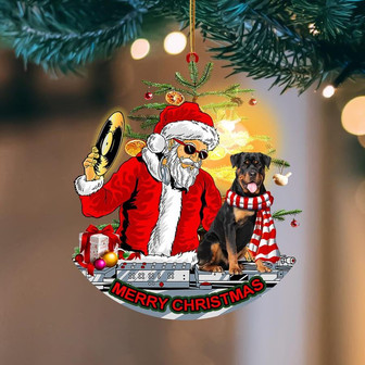Rottweiler (1)-Christmas Party-Two Sided Ornament - Thegiftio UK