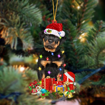 Rottweiler 1-Dog Be Christmas Tree Hanging Ornament - Thegiftio UK