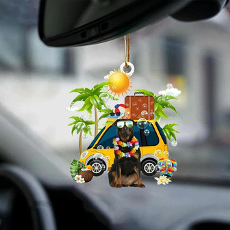 Rottweiler 2-Nice Summer-Two Sided Ornament - Thegiftio UK