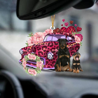 Rottweiler-Make My Life-Two Sided Ornament - Thegiftio UK