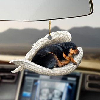 Rottweiler sleeping angel rottweiler lovers rottie lovers dog moms ornament - Thegiftio