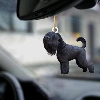Rusian Black Terrier-Look at me-two sided ornament - Thegiftio UK