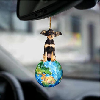 Russkiy-Around My Dog-Two Sided Ornament - Thegiftio UK