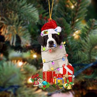 Saint Bernard-Dog Be Christmas Tree Hanging Ornament - Thegiftio UK