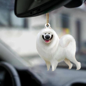 Samoyed-Look at me-two sided ornament - Thegiftio UK