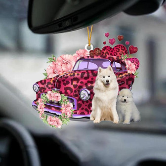 Samoyed-Make My Life-Two Sided Ornament - Thegiftio UK