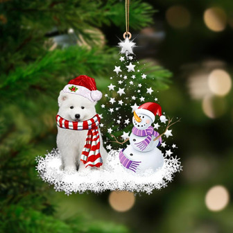 Samoyed-Star Tree Hanging Ornament - Thegiftio UK