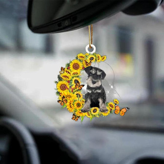 schnauzer stand-Be kind-Two Sided Ornament - Thegiftio UK