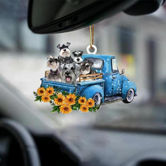 Schnauzer -Take The Trip Classic- Two Sided Ornament - Thegiftio UK