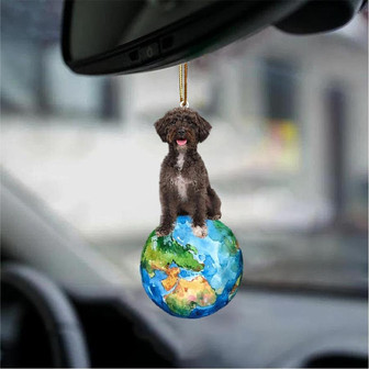 Schnoodle-Around My Dog-Two Sided Ornament - Thegiftio UK