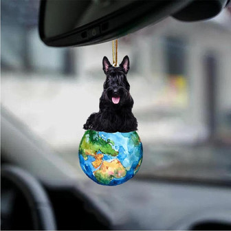 Scottish Terrier-Around My Dog-Two Sided Ornament - Thegiftio UK
