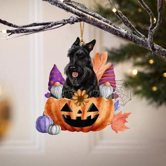 Scottish Terrier-Gnomes Pumpkins Hanging Ornament - Thegiftio UK