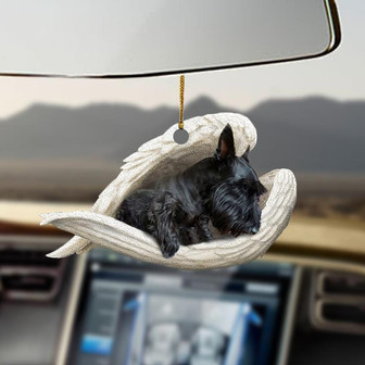 Scottish terrier sleeping angel scottish terrier lovers dog lovers ornament - Thegiftio UK