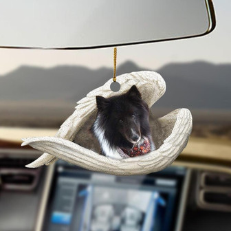 Sheltie sleeping angel for Sheltie lover dog mom ornament cus - Thegiftio UK