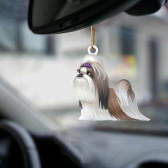 Shih Tuz-Look at me-two sided ornament - Thegiftio UK