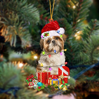 shih tzu-Dog Be Christmas Tree Hanging Ornament - Thegiftio UK