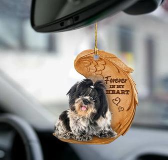 Shih tzu forever in my heart hanging ornament-2D Effect - Thegiftio UK