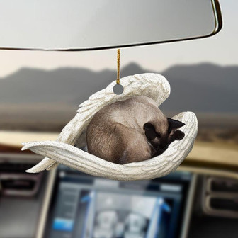 Siamese cat sleeping angel Siamese cat lovers ornament - Thegiftio UK