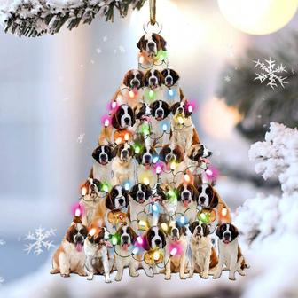 st bernard lovely tree gift for st bernard lover gift for dog mom ornament - Thegiftio UK