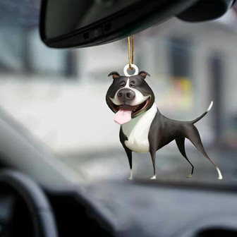 Staffordshire Terrier-Look at me-two sided ornament - Thegiftio UK