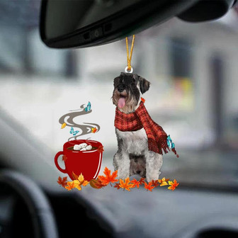 Standard Schnauzer-Fall Chocolate-Two Sided Ornament - Thegiftio UK