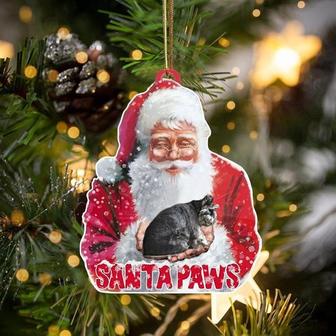 Standard Schnauzer-Santa Paws-Two Sided Ornament - Thegiftio UK
