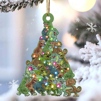 T rex lovely tree gift for t rex lover ornament - Thegiftio UK