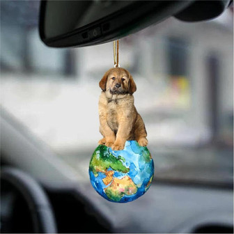 Tibetan Mastiff-Around My Dog-Two Sided Ornament - Thegiftio UK
