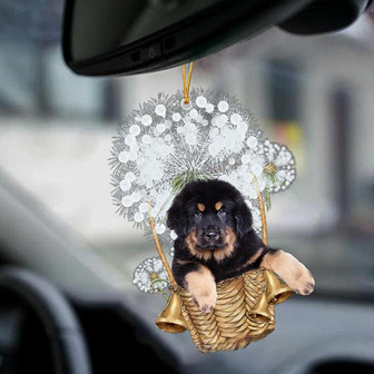 Tibetan Mastiff-Dandelion-Two Sided Ornament - Thegiftio UK